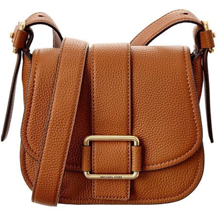 michael kors maxine medium leather saddlebag|MICHAEL Michael Kors Maxine Medium Leather Saddle Bag.